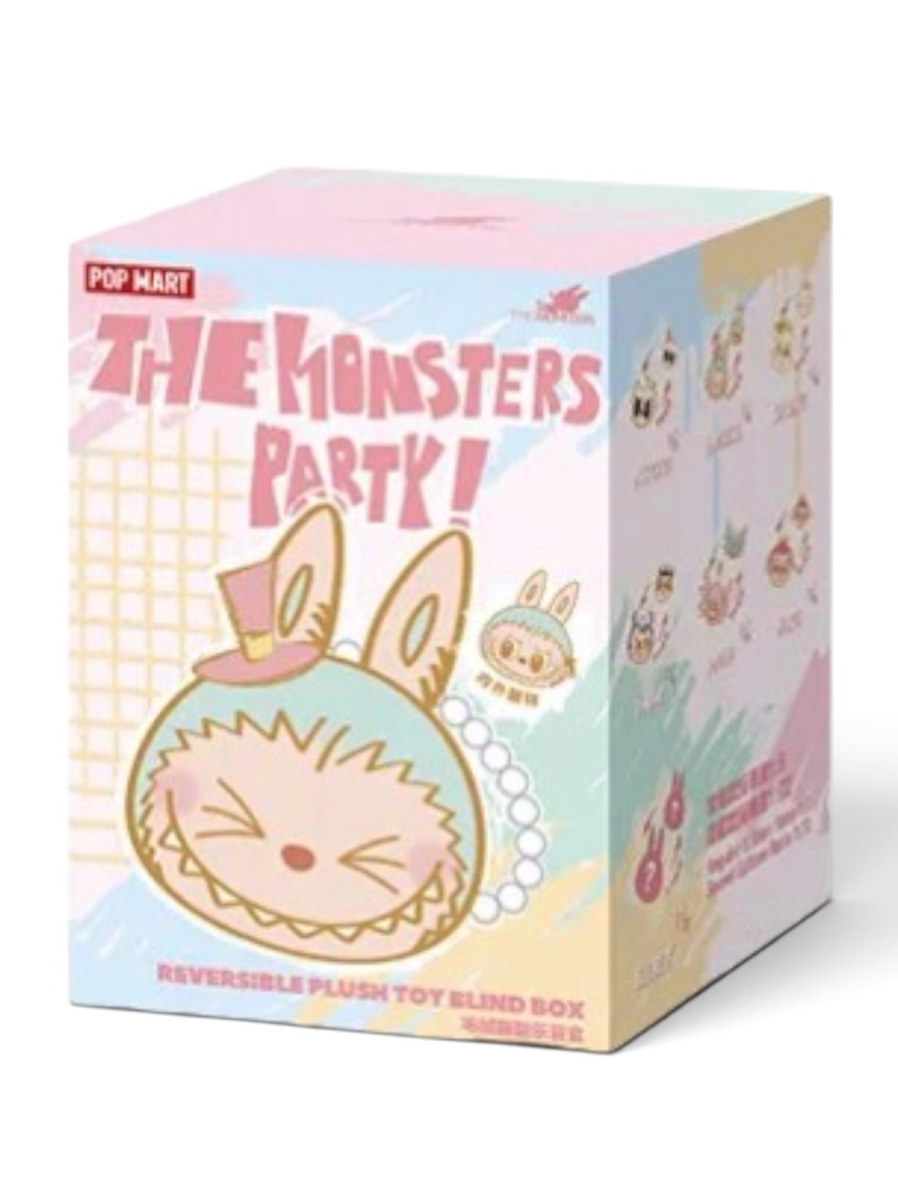 POP MART The Monsters Party Plush Bag Charm AirPods Holder Blind Box Sealed